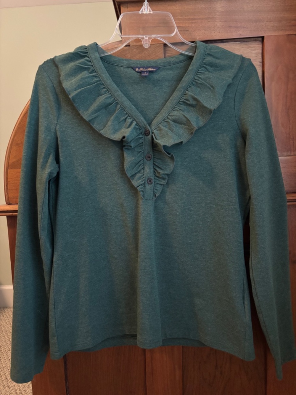 Long Sleeve Ruffled Top - Picture 4 of 8